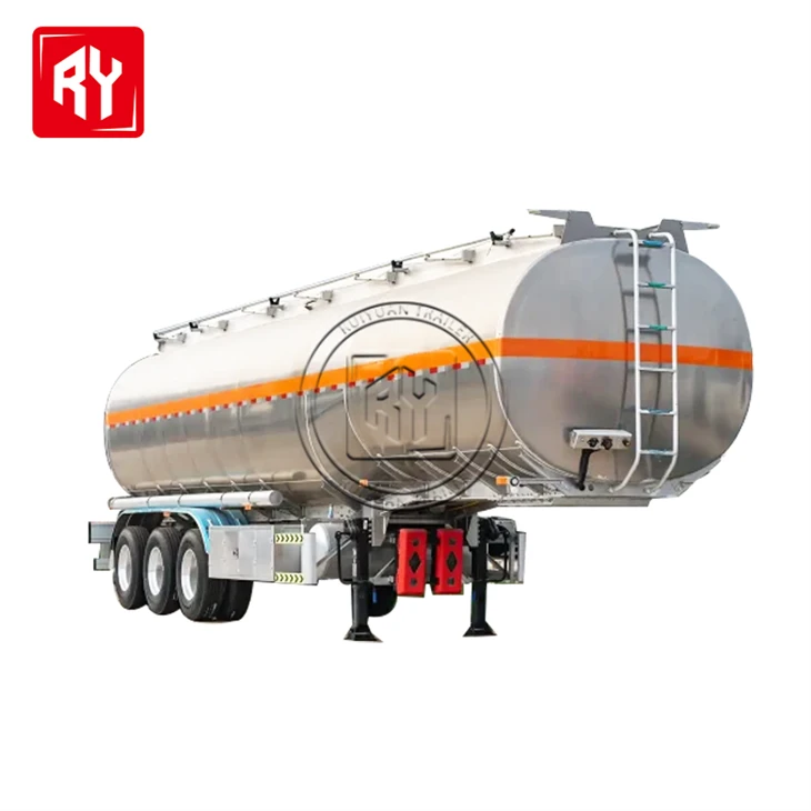 3 Axle 45000L Aluminum Fuel Tanker Trailer